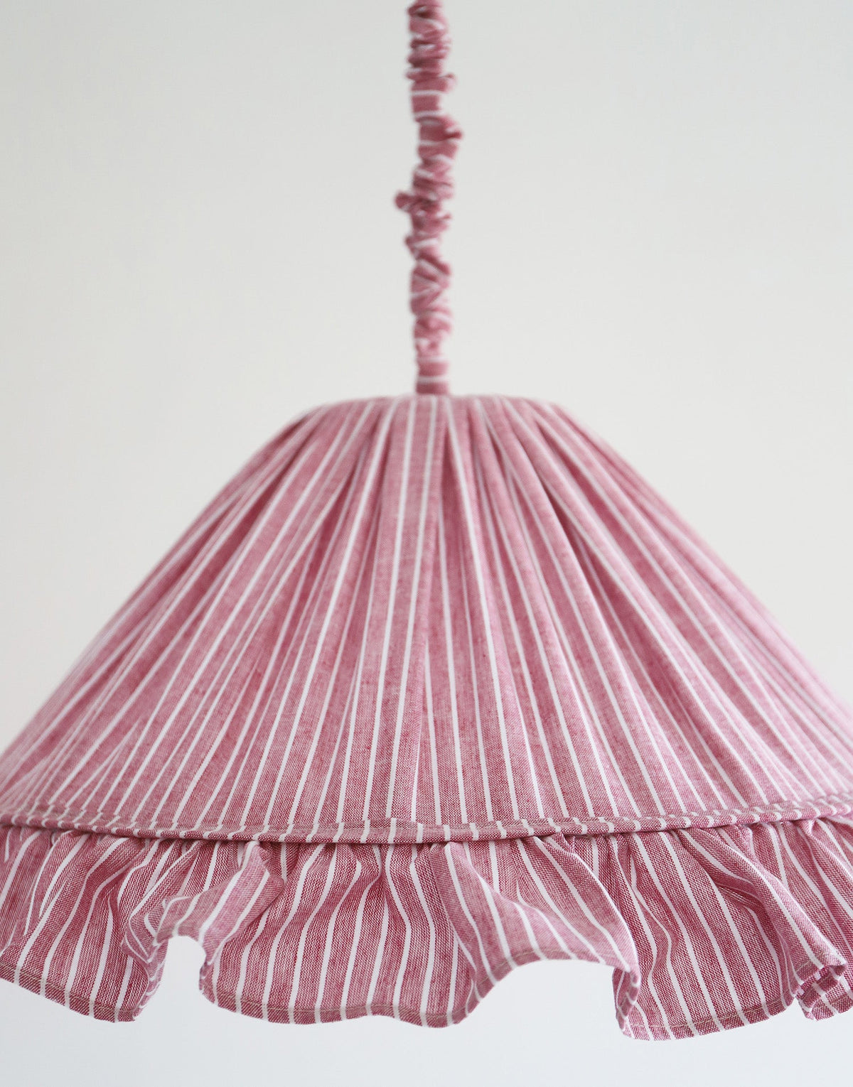Emilia Pendant Light - Red Stripes
