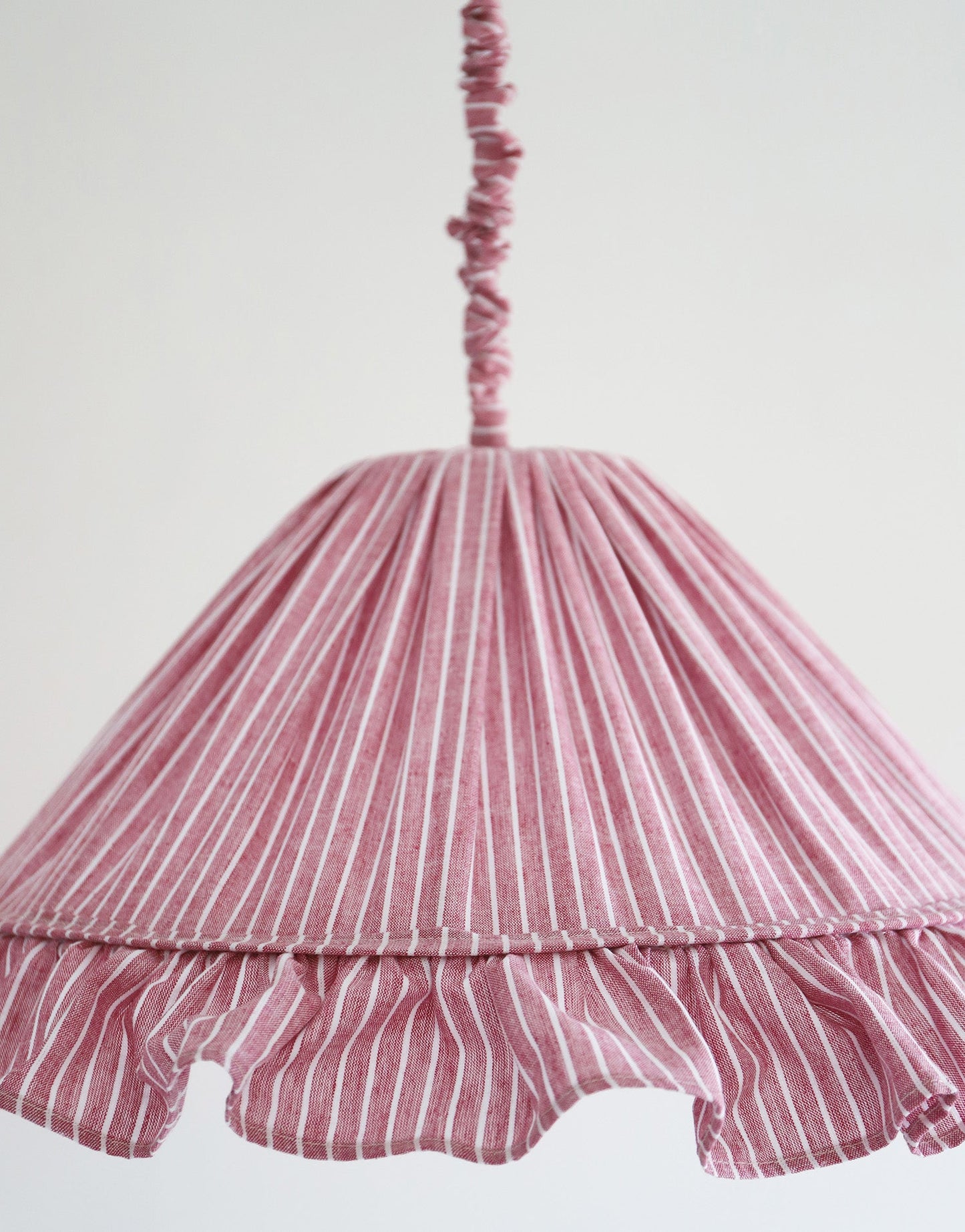 Emilia Pendant Light - Red Stripes