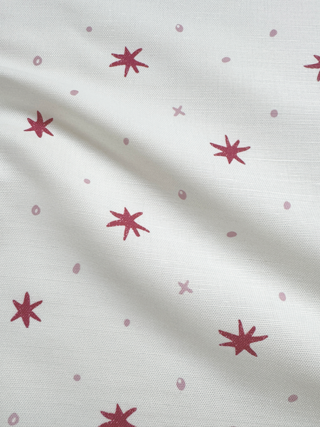 Ensueño Linen Cotton Fabric Raspberry