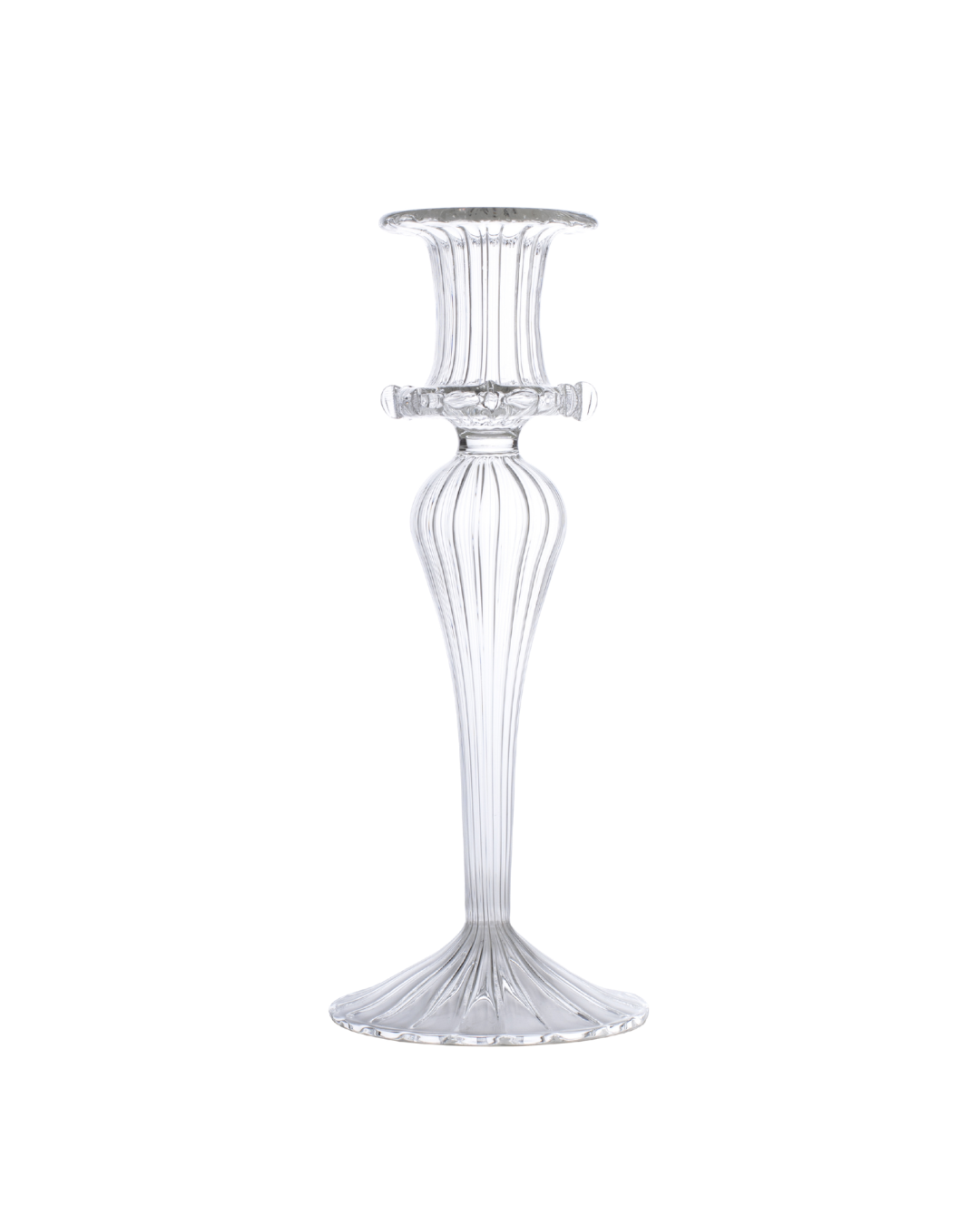 Esna Clear Glass Candle Holder Candlestick Issy Granger