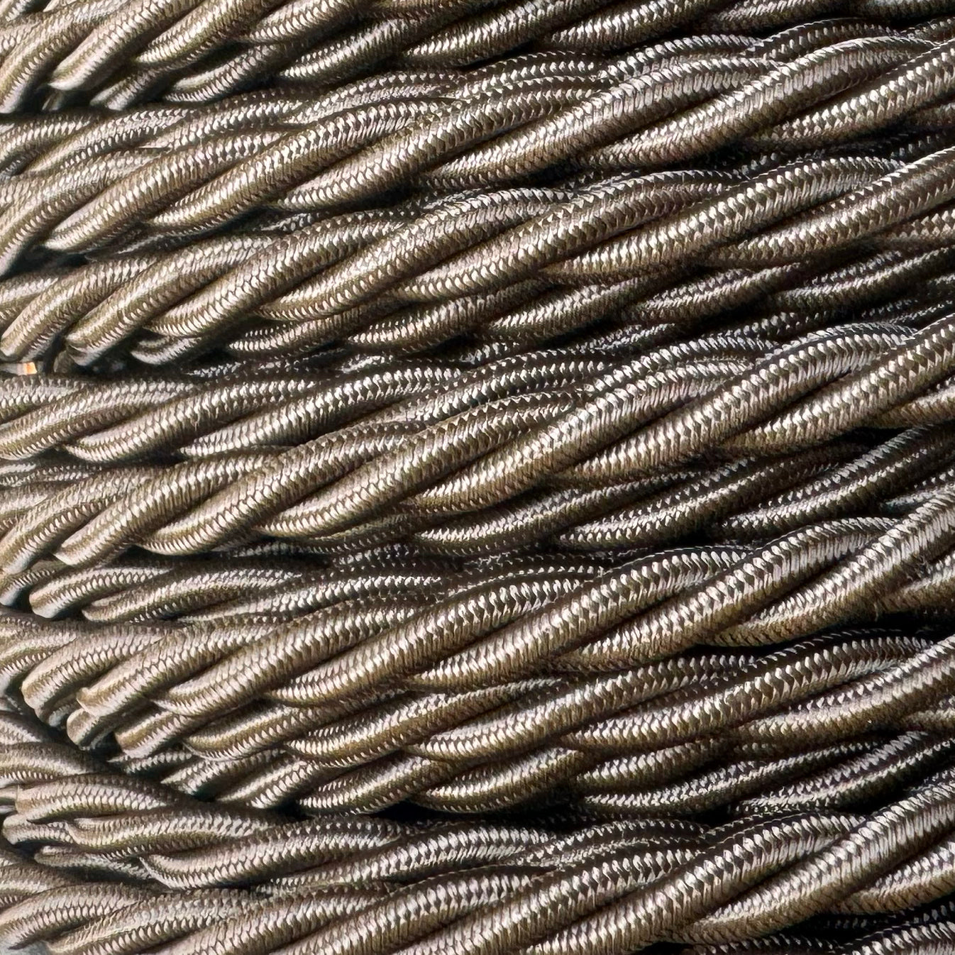 Espresso - Lola's Leads EU Fabric Extension Cable
