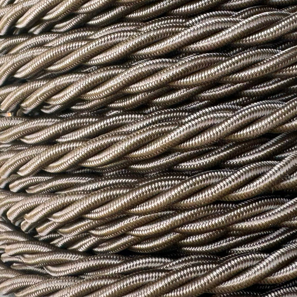 Espresso - Lola's Leads EU Fabric Extension Cable