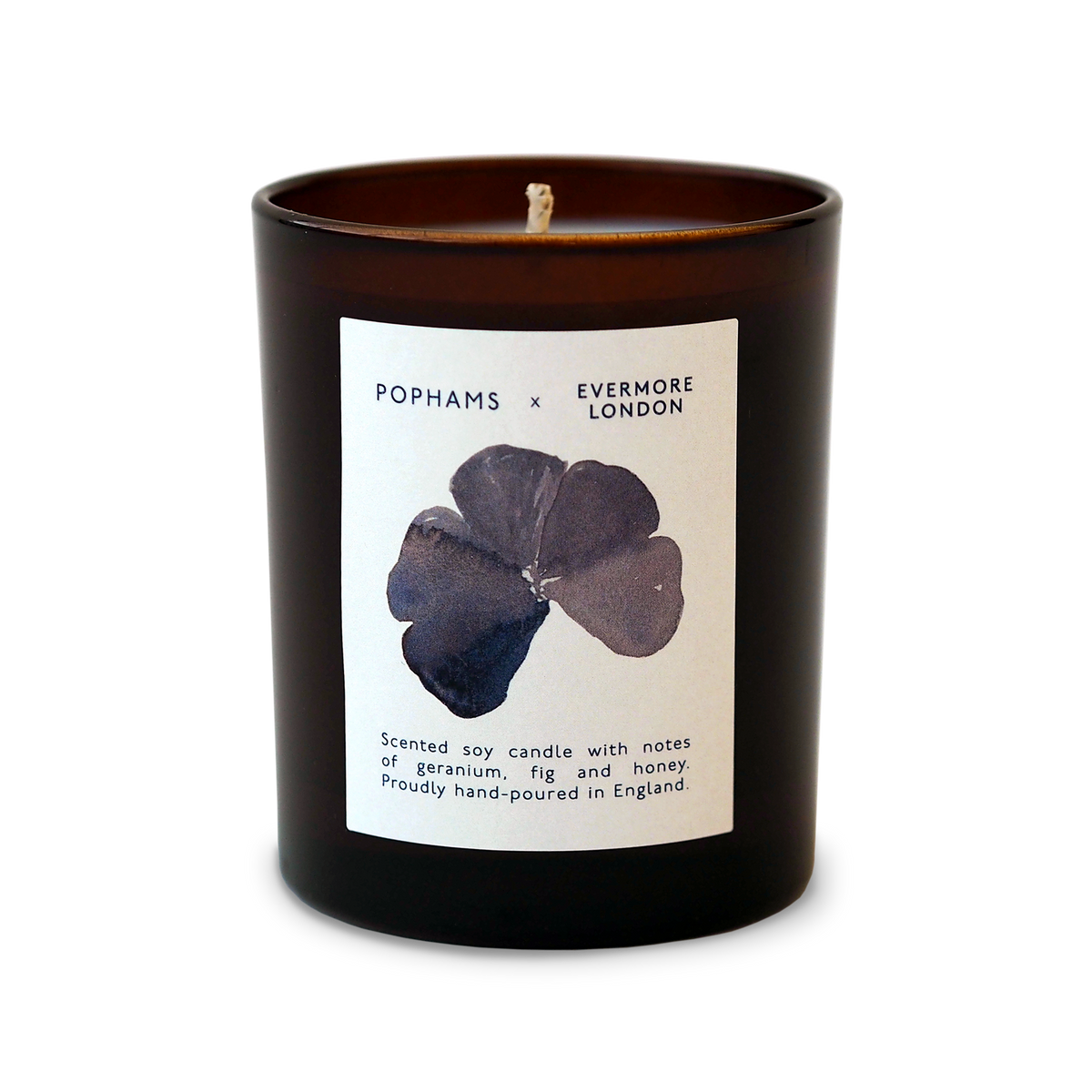 Pophams x Evermore Geranium candle