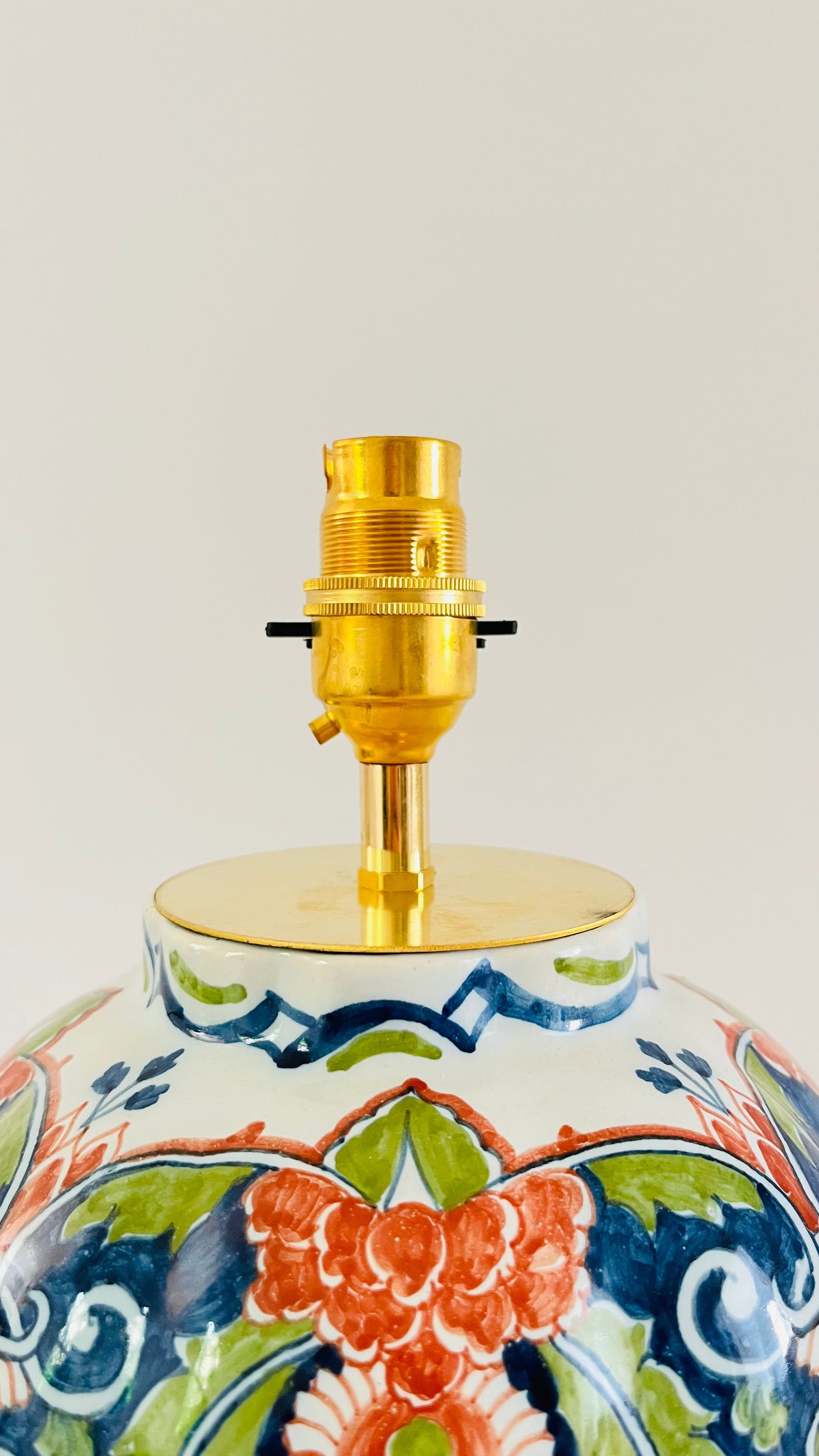 Antique Makkum Lamp