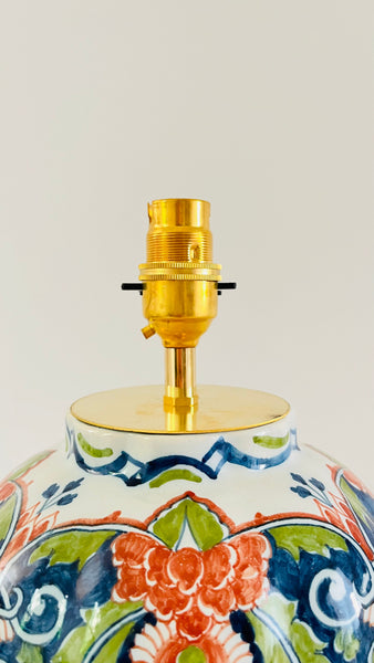 Antique Makkum Lamp