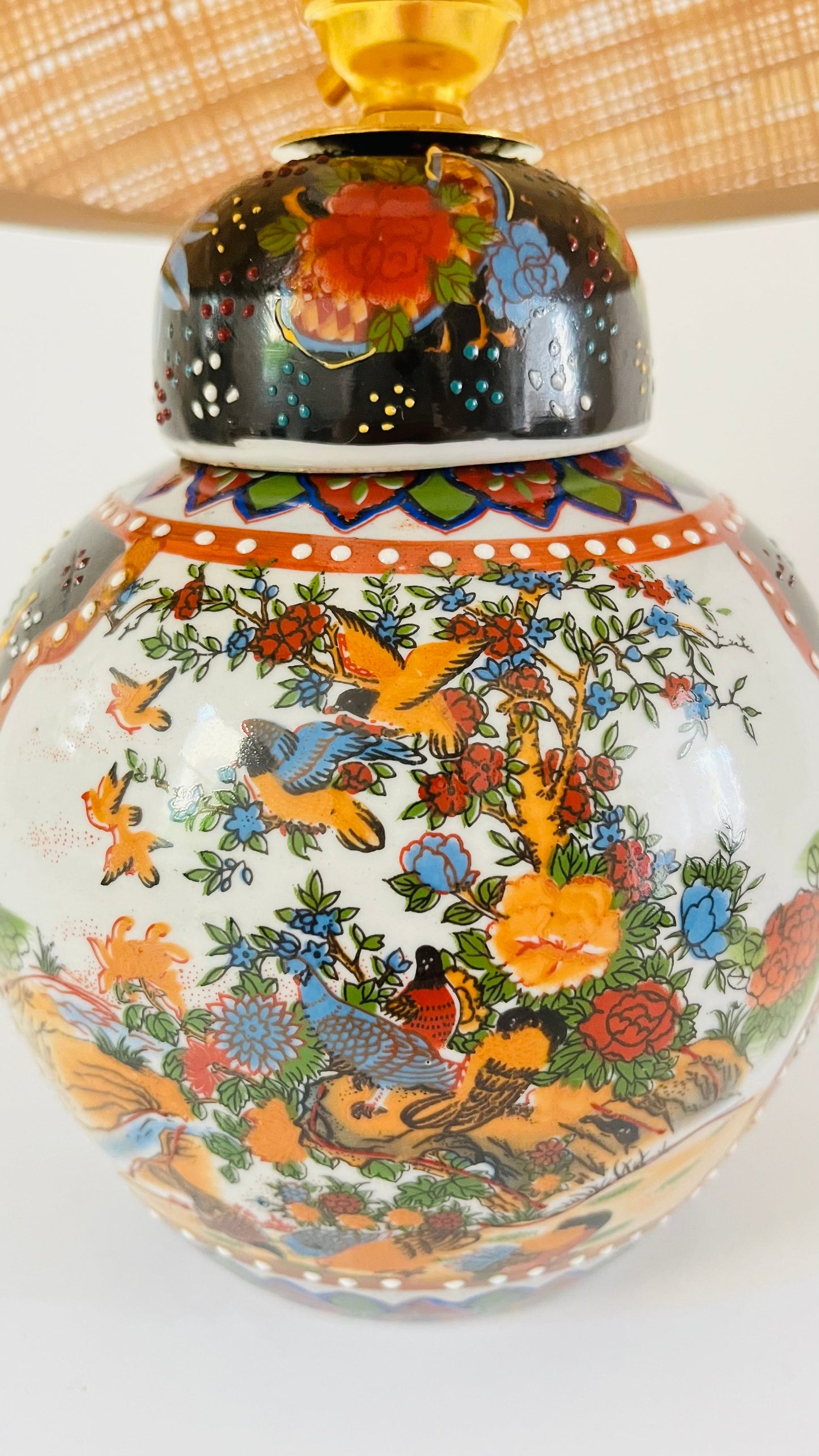 Antique Mini Bird Lamp