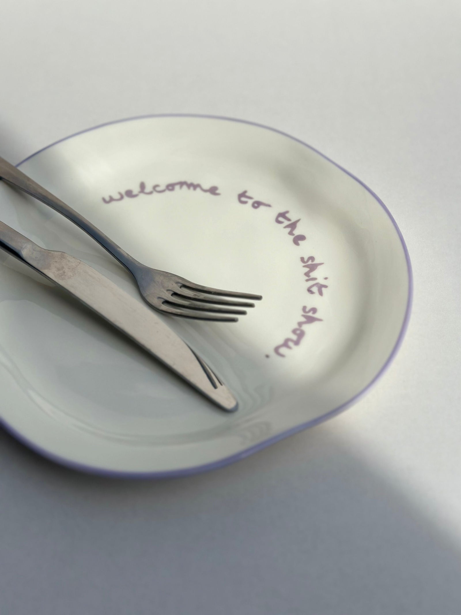 Statement Plate | 'Welcome To The Shit Show'