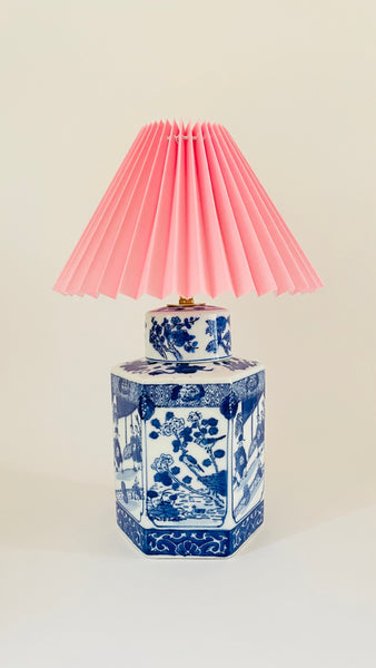 Antique Hexagon Jar Lamp - pre order for end of June