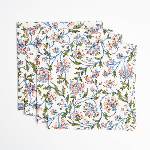 Fantasia Block Print Napkins (set of 4)