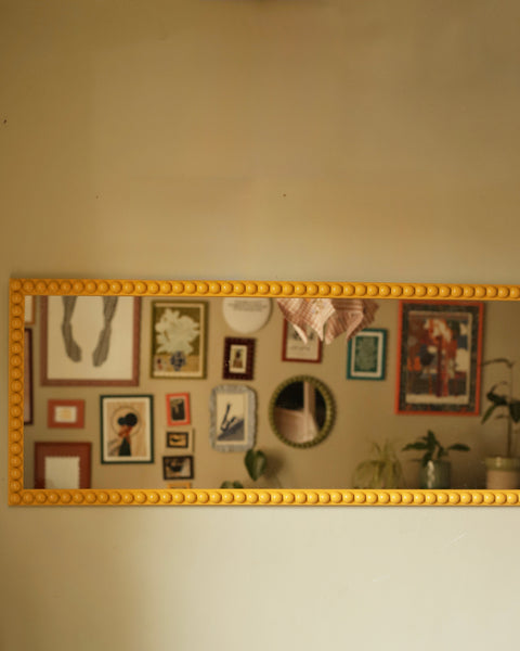 Full-Length Lacquered Bobbin Mirror
