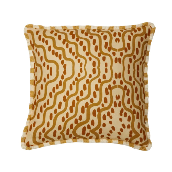 Rushes Wheat Linen Cushion