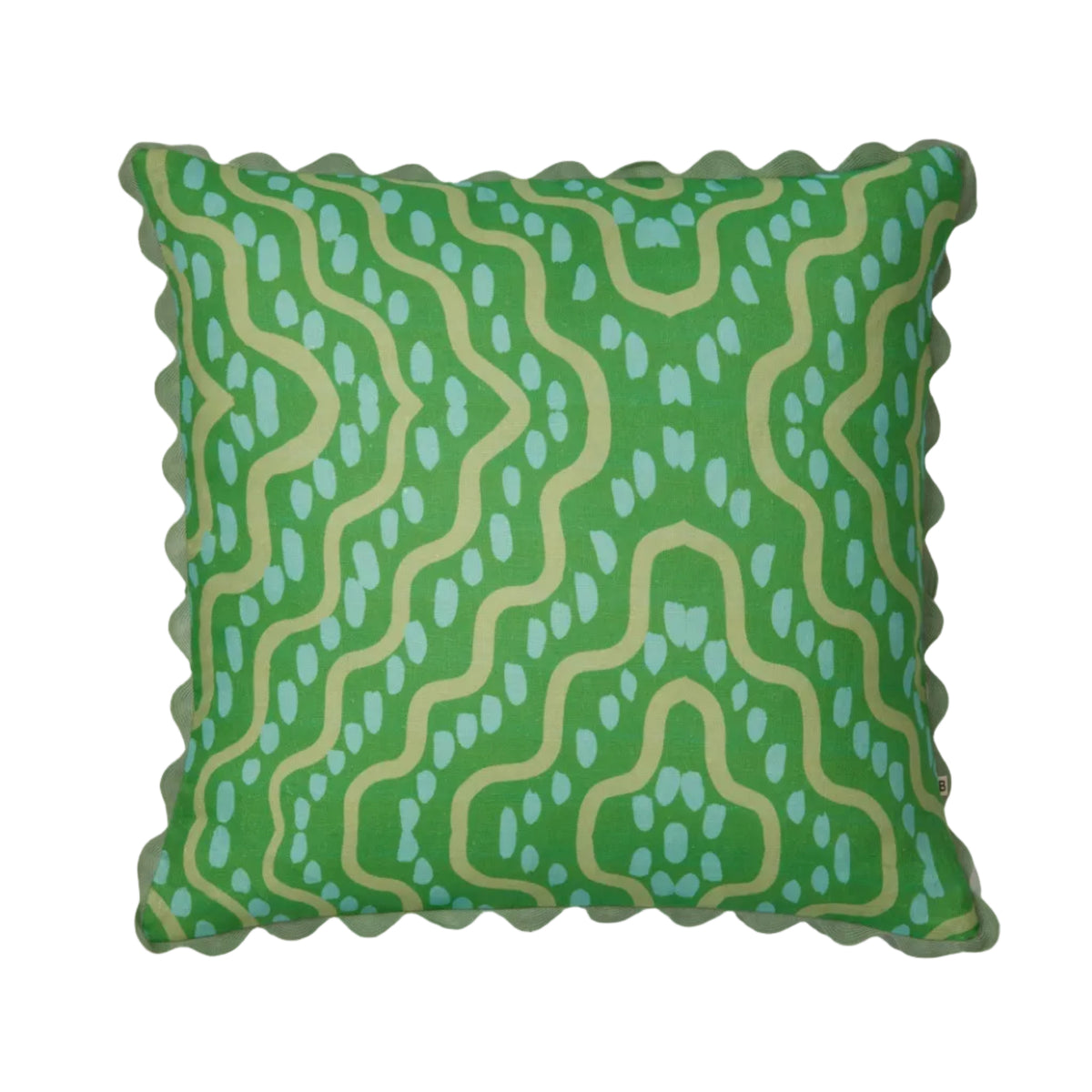 Rushes Apple Linen Cushion