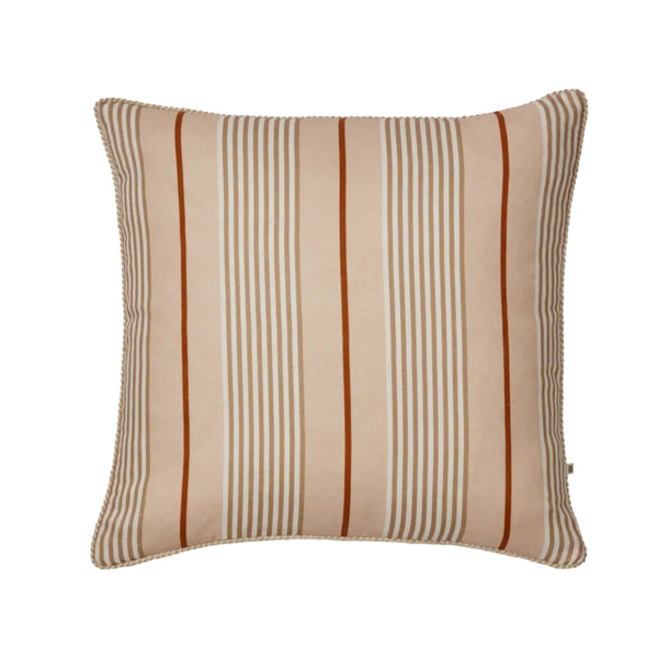 Club Stripe Pearl Linen Cushion
