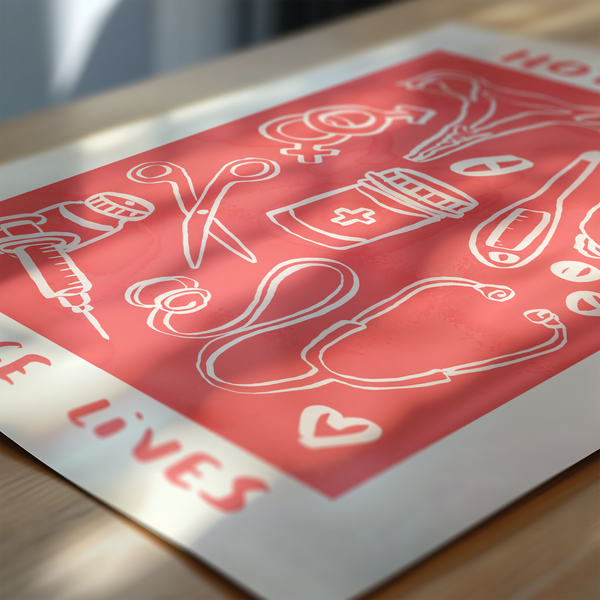 Hot Girls Create Babies / Change Lives - Fertility Print