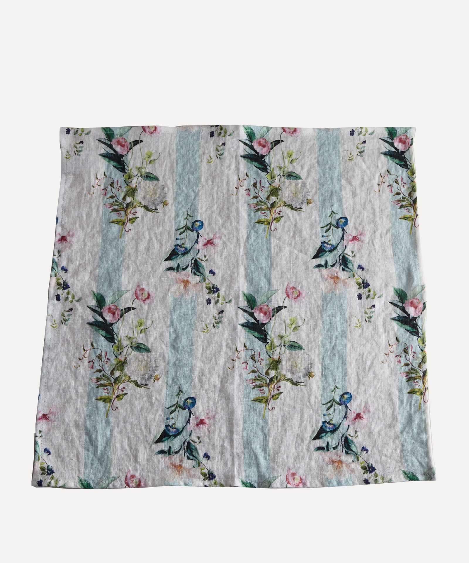 Flora Stripe Linen Napkin