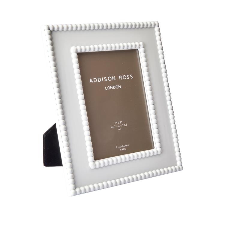 White Bobbin Lacquer Photo Frame-