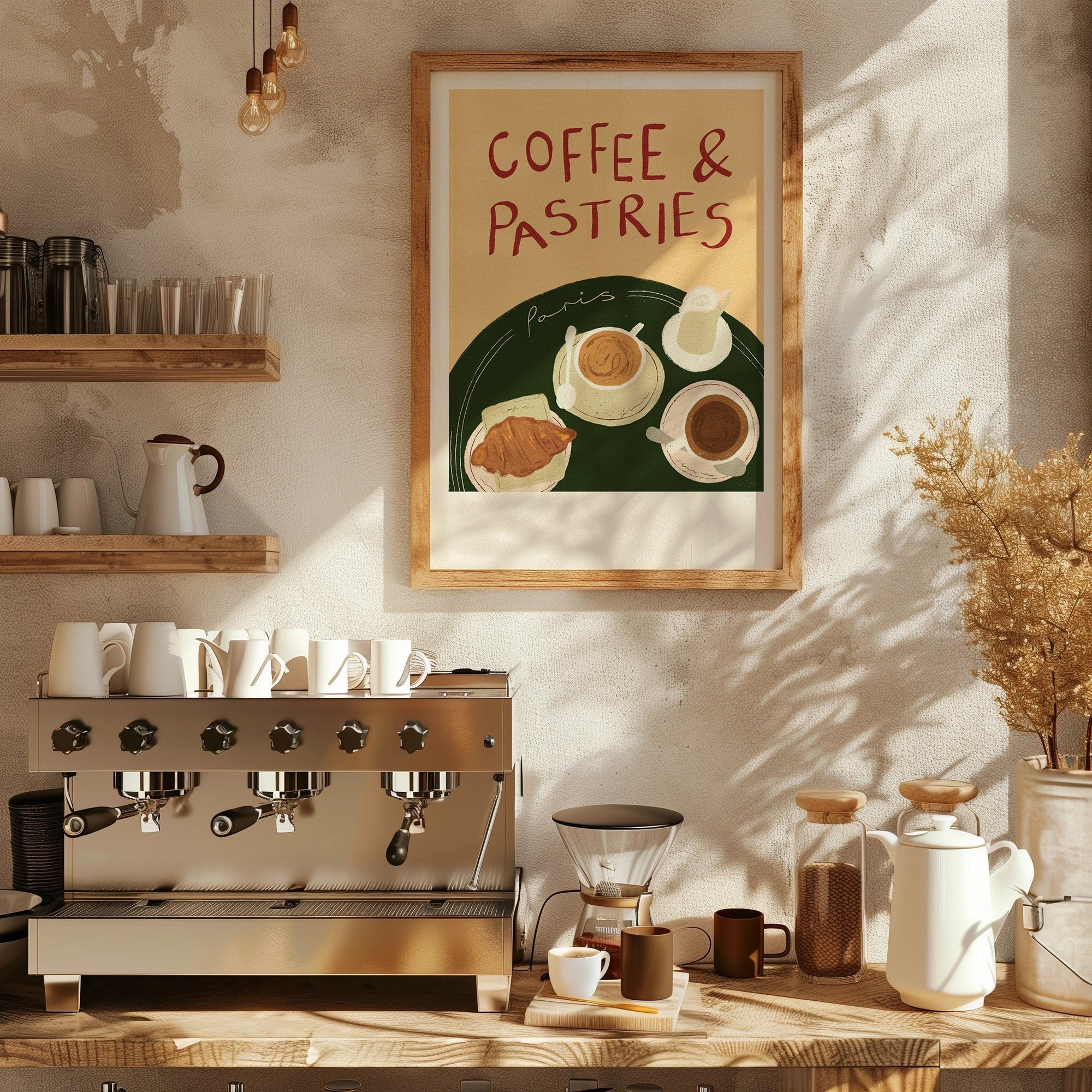 Coffee & Pastries in Paris Print