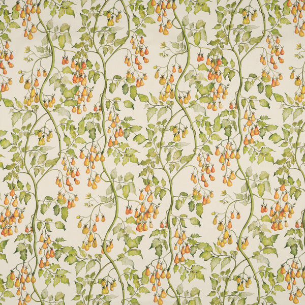 Yellow Tomato Vine Fabric