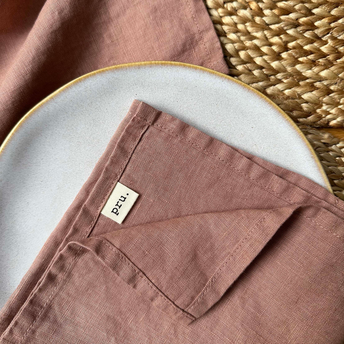 100% Linen Napkins OEKO-TEX® Certified – Spice X2