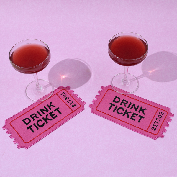 Drink Ticket Cocktail Napkins