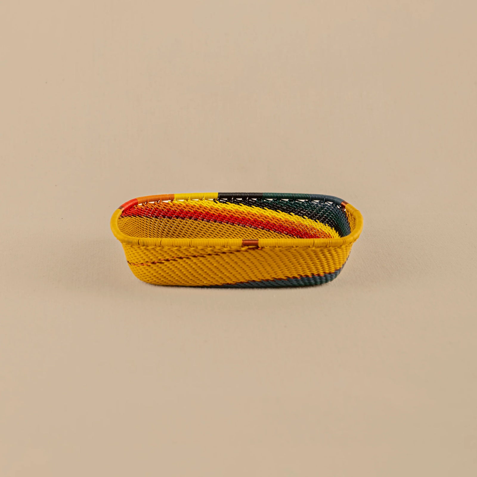 Flat Square Basket - Zulu Earth