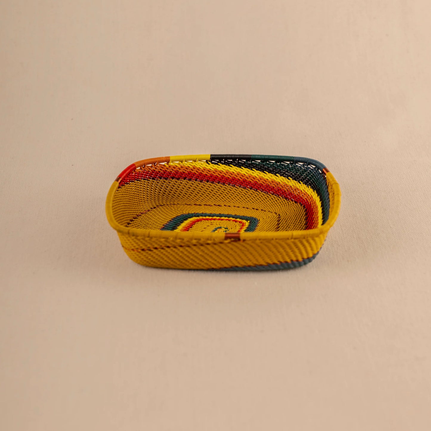 Flat Square Basket - Zulu Earth