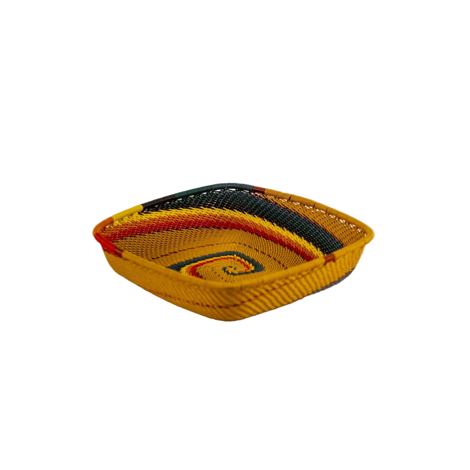 Flat Square Basket - Zulu Earth