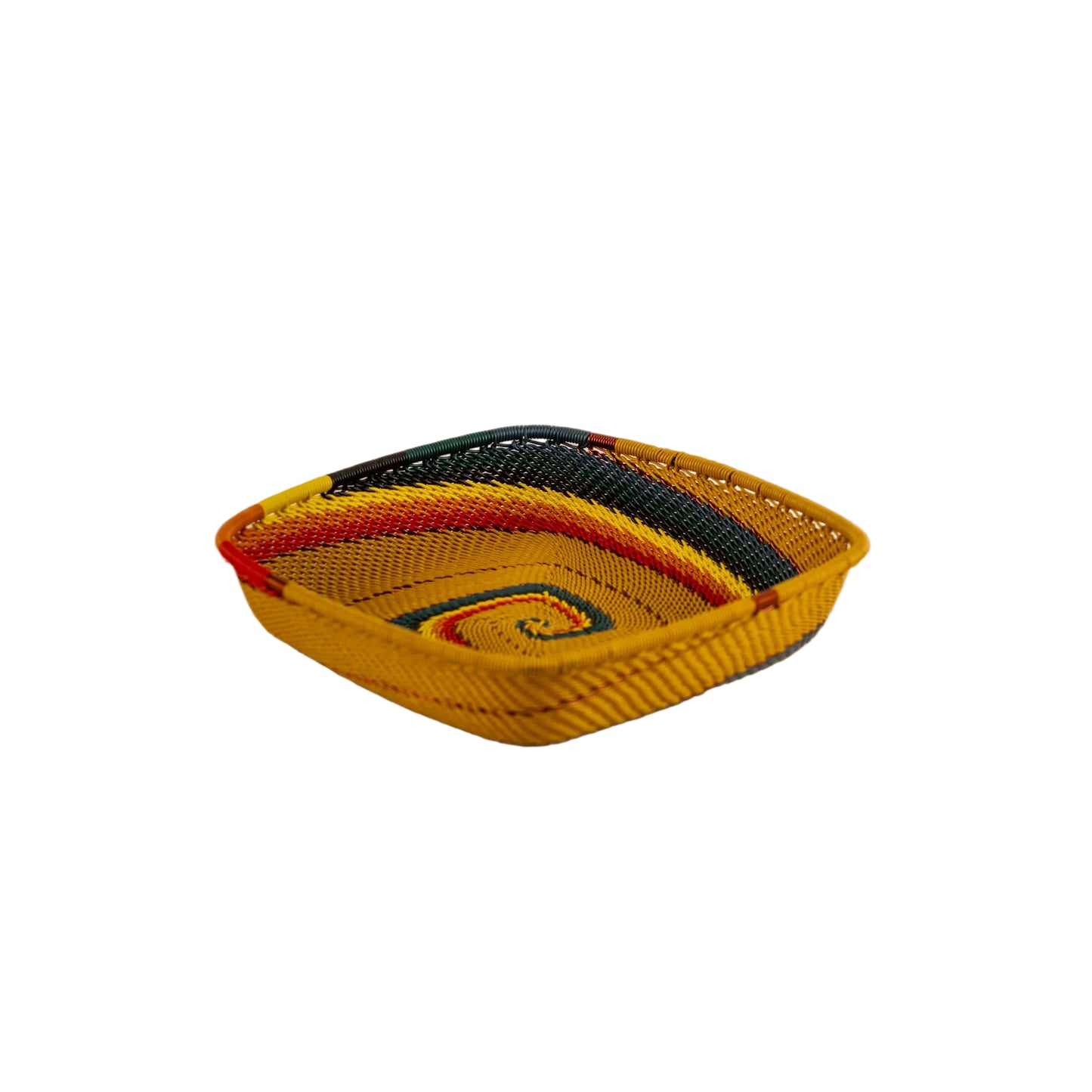 Flat Square Basket - Zulu Earth