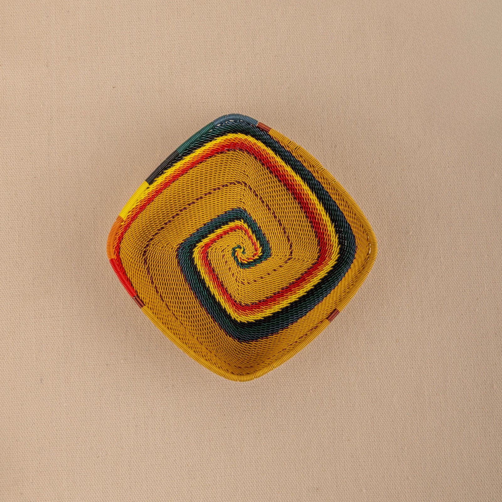Flat Square Basket - Zulu Earth