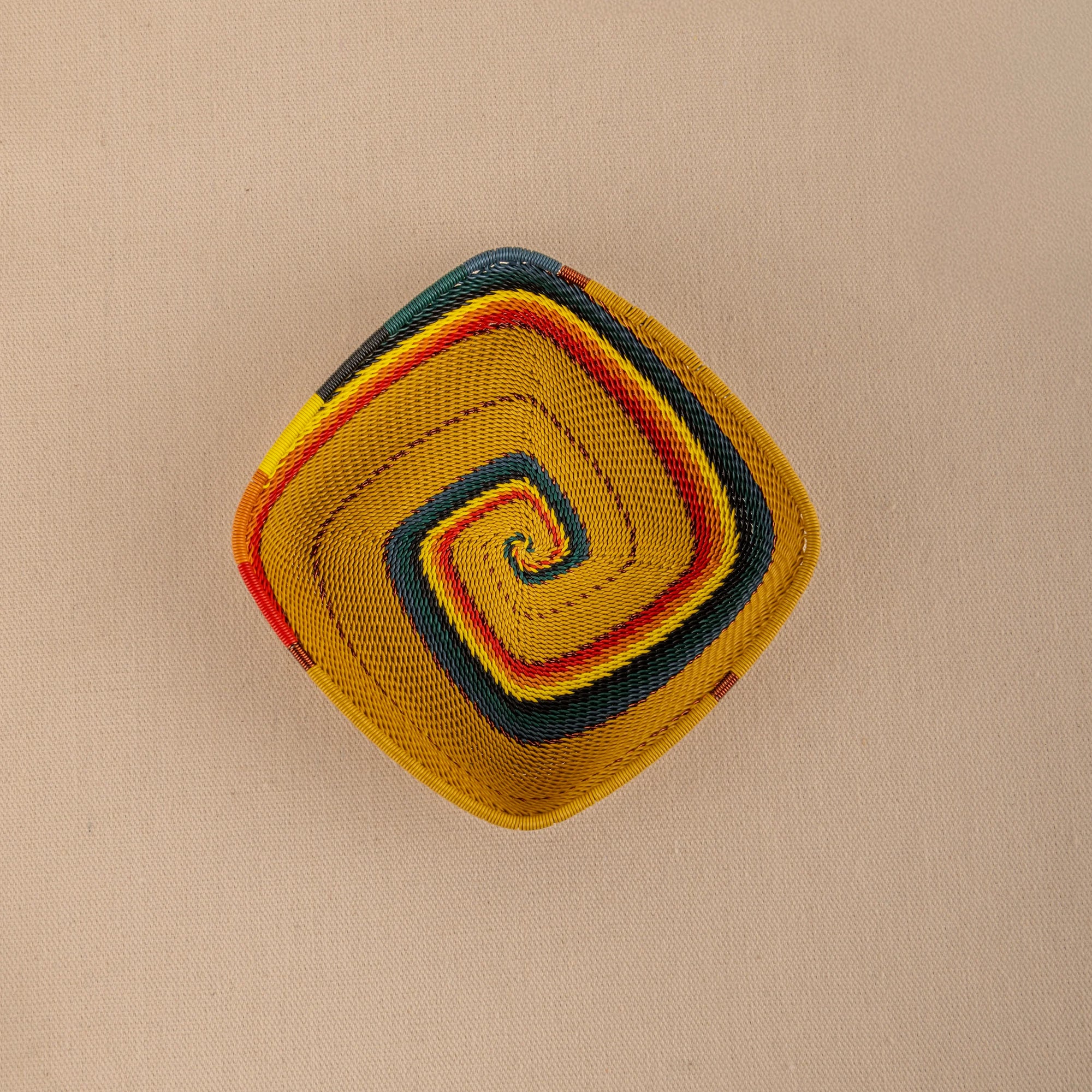 Flat Square Basket - Zulu Earth