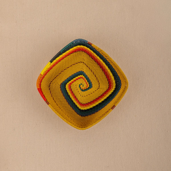 Flat Square Basket - Zulu Earth