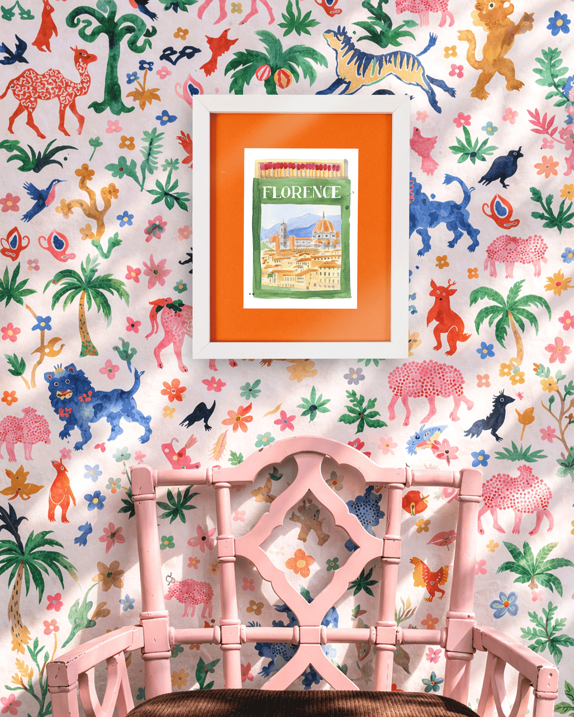 Florence Matchbook Art Print - Furbish Studio