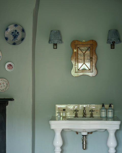 Florina in Cornflower Lampshade