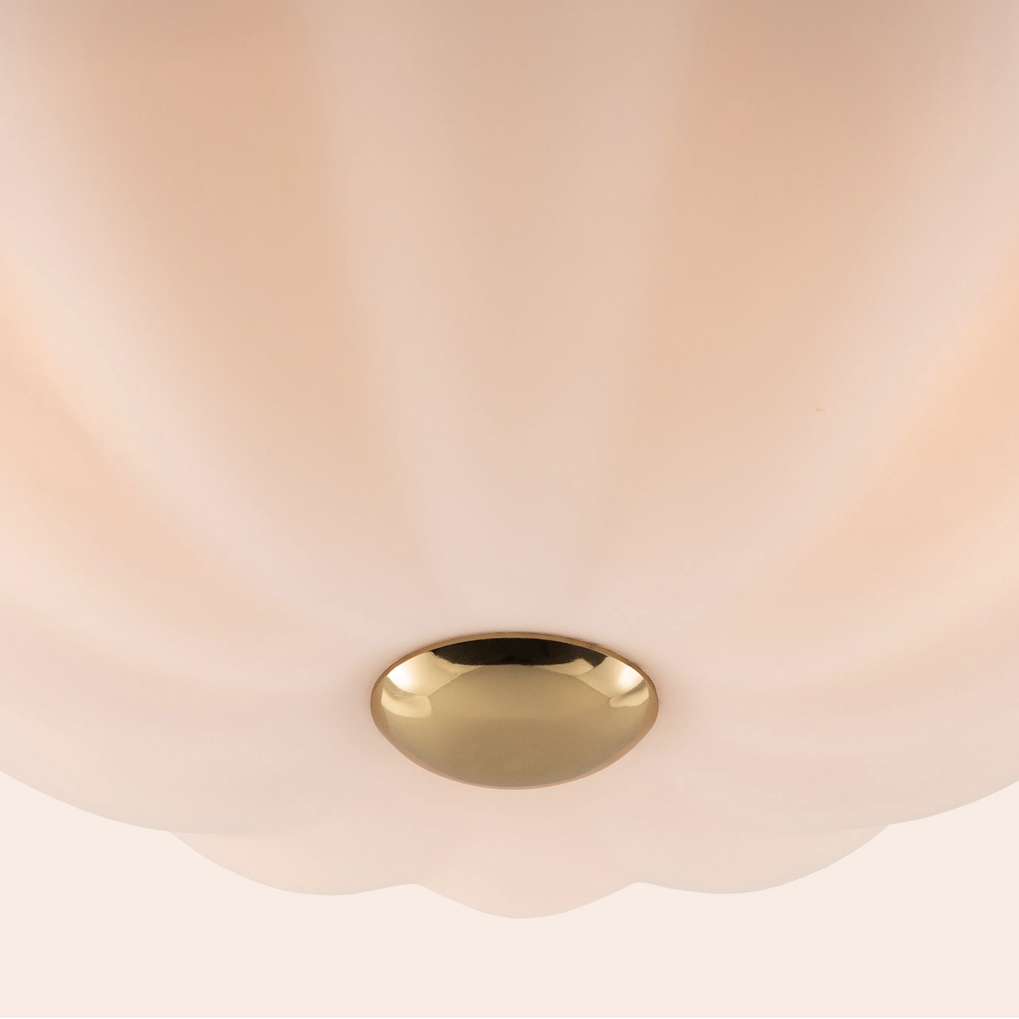 White flower flush ceiling light