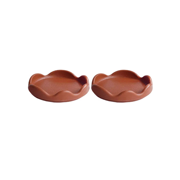 Flur | 2.0 Coasters | Burnt Ochre