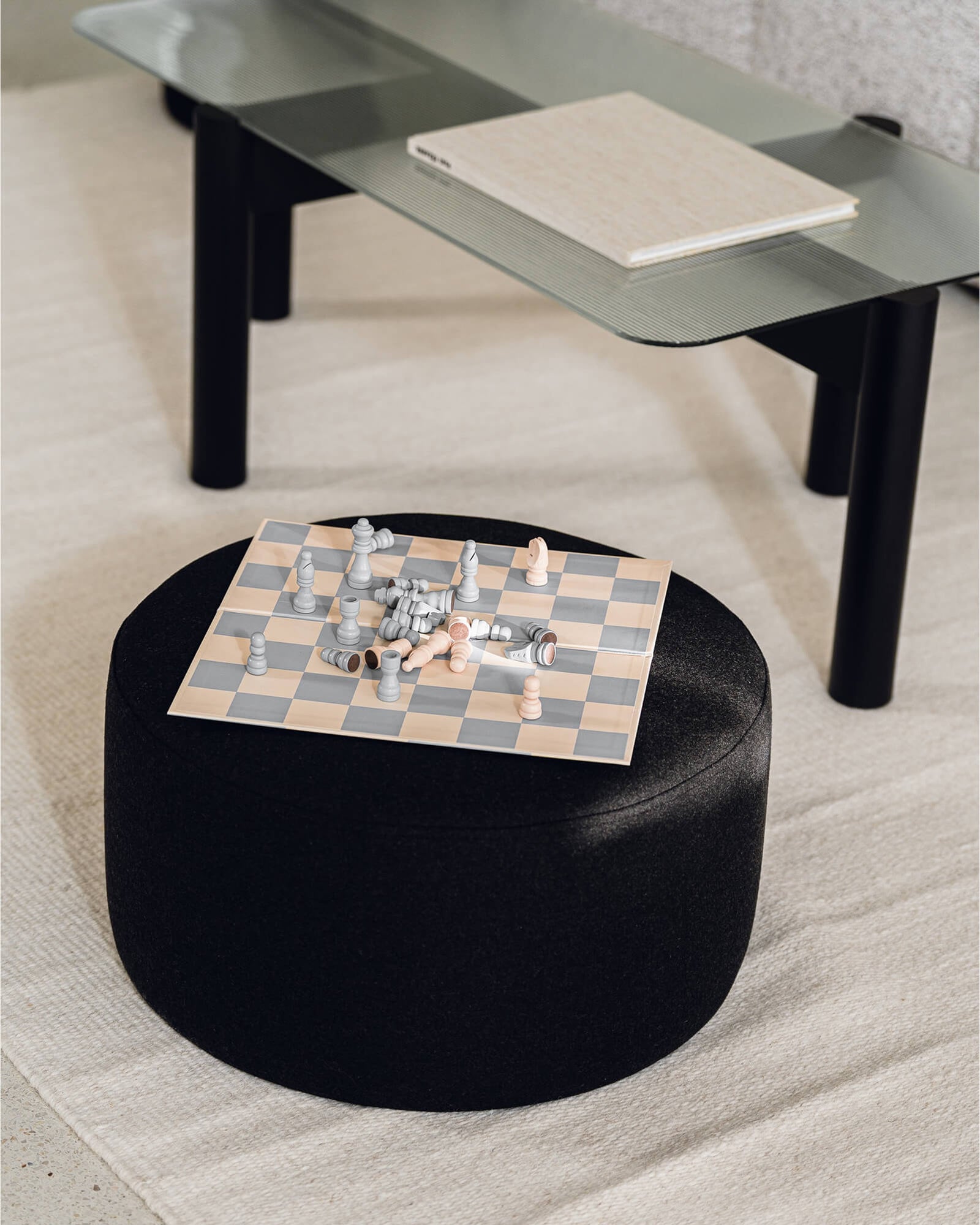 Folk Pouf - Low-