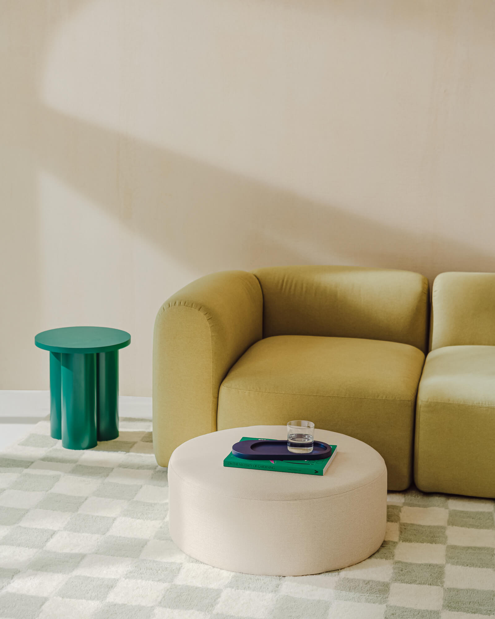 Folk Pouf - Wide-