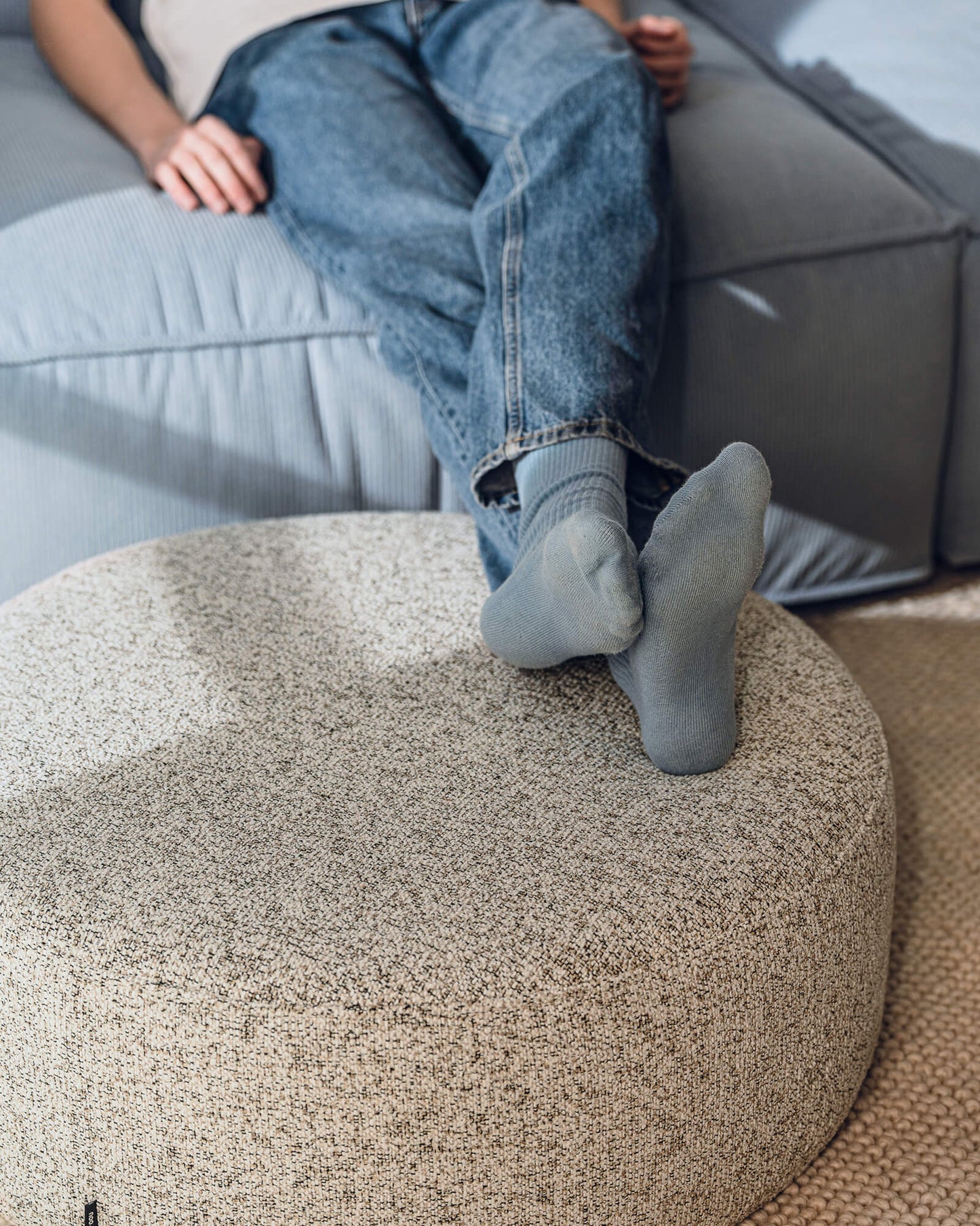 Folk Pouf - Wide-