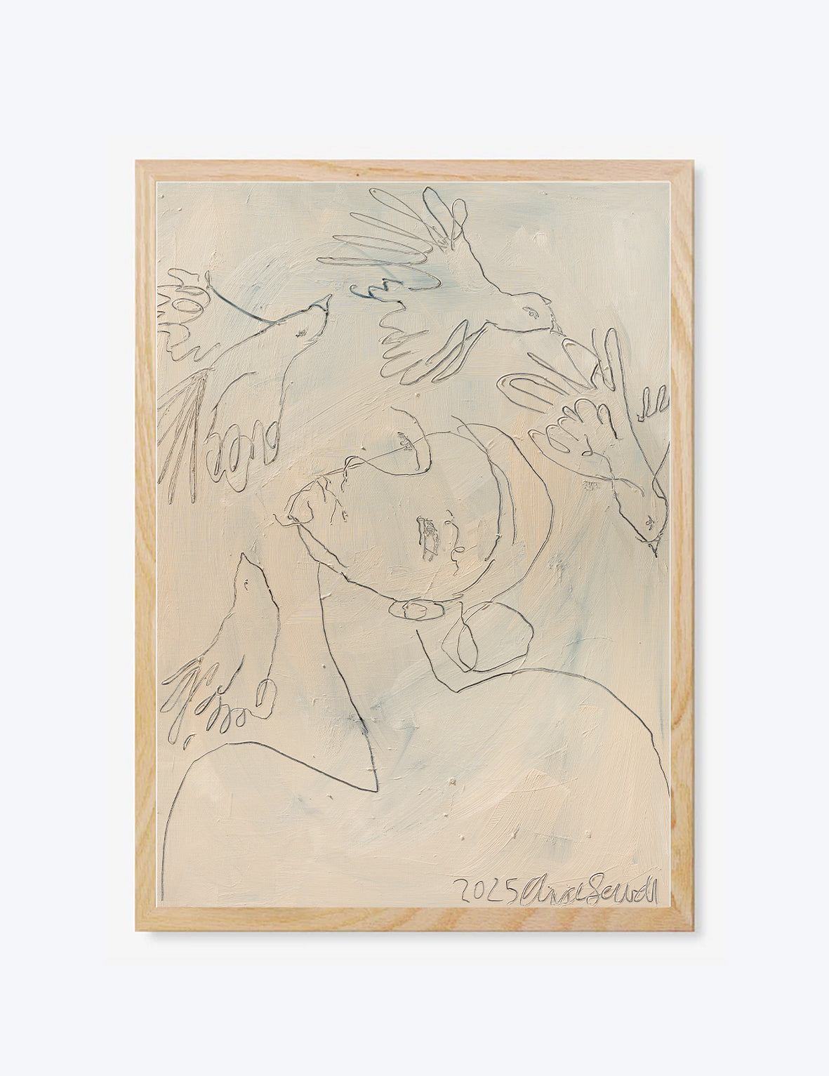 Four Doves Print