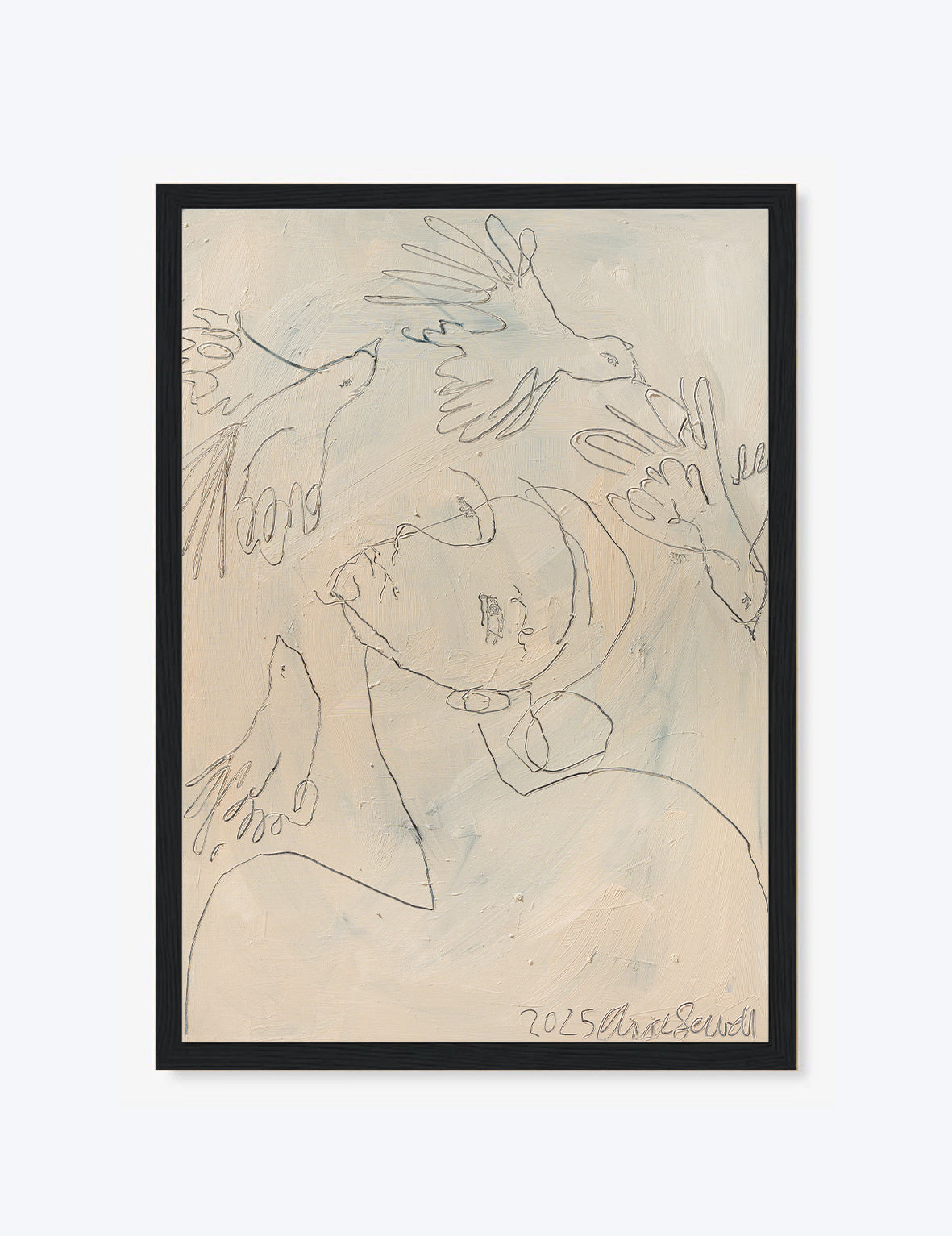 Four Doves Print