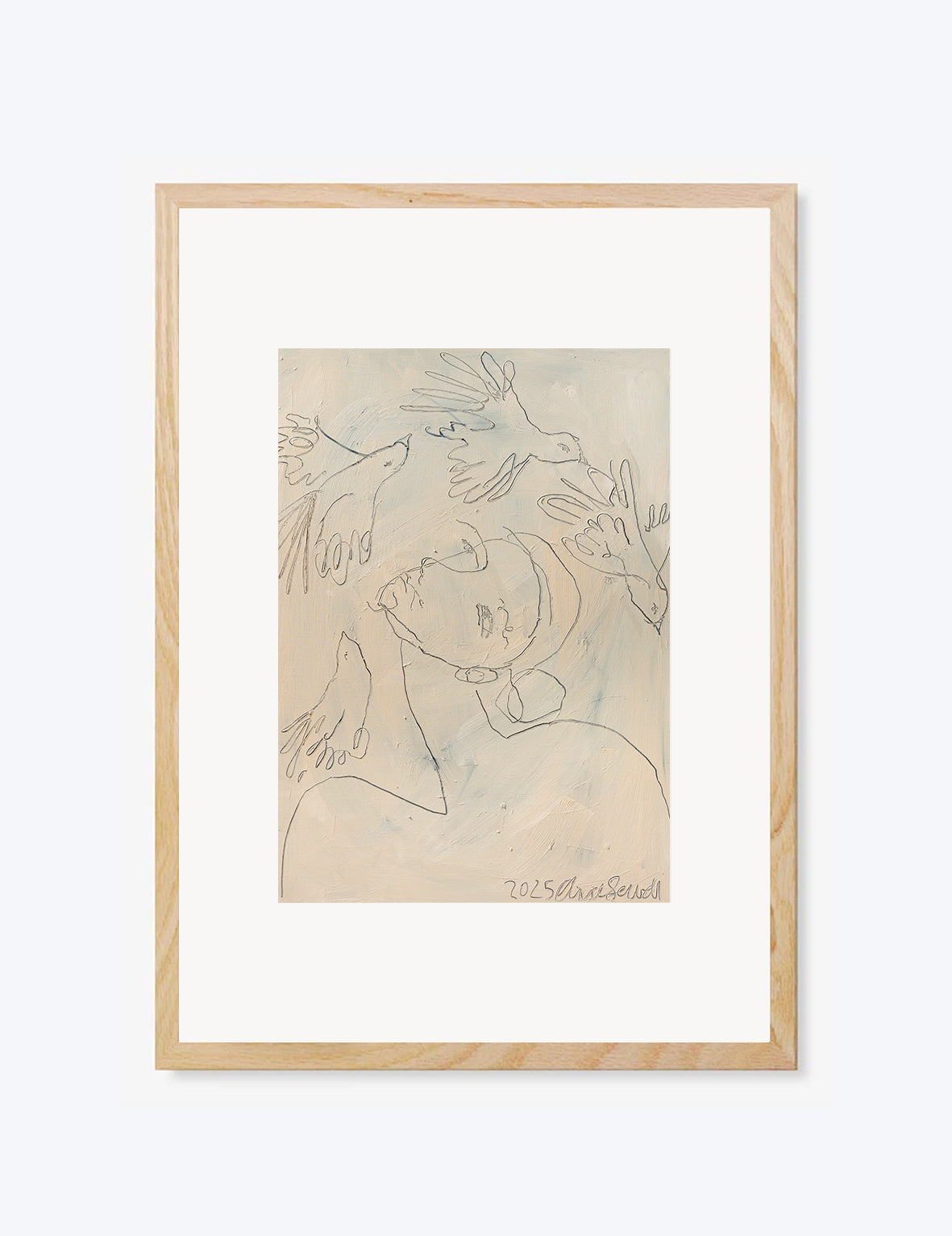 Four Doves Print