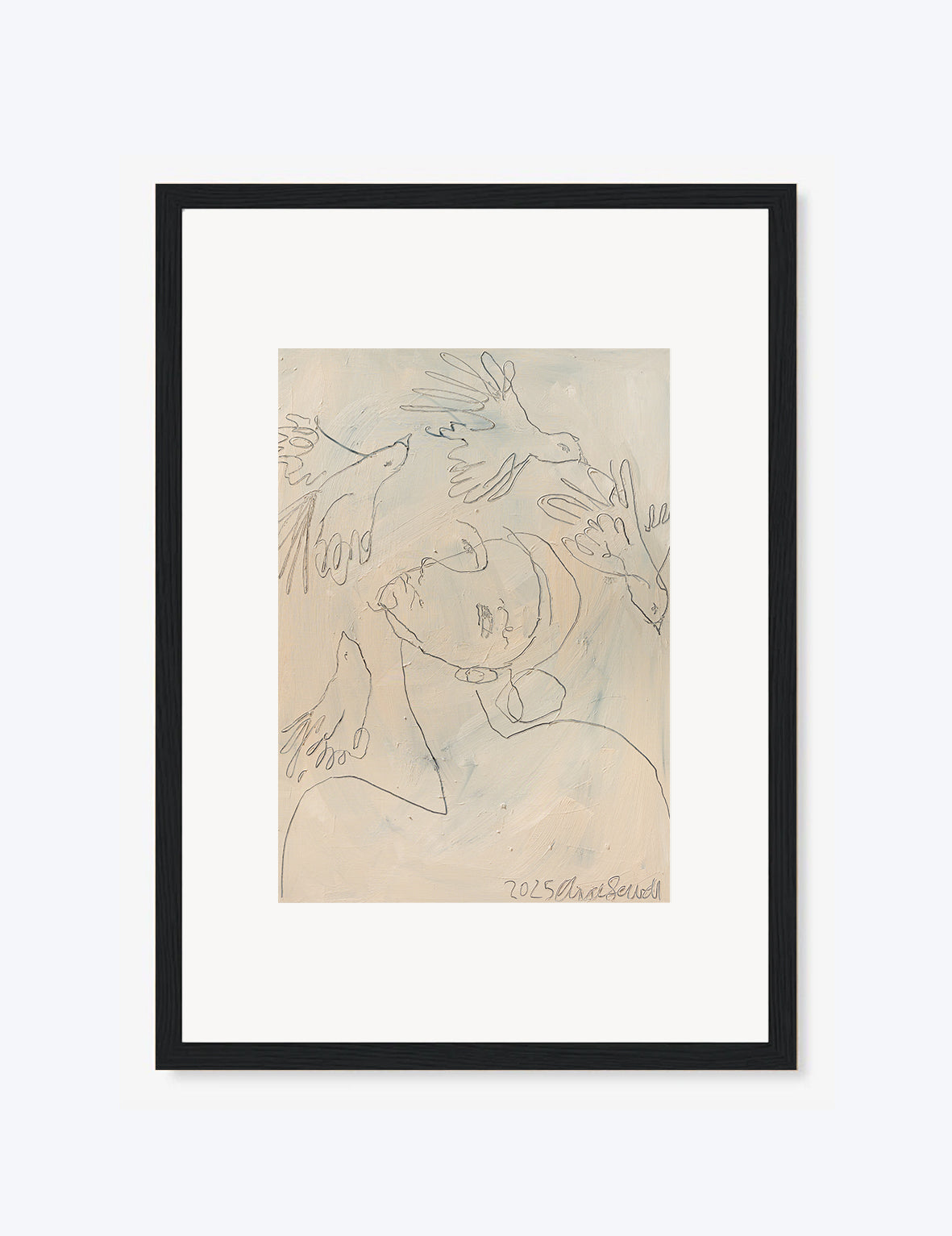Four Doves Print