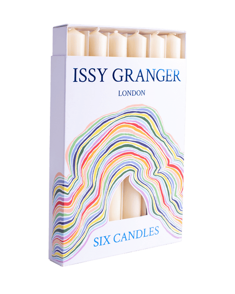 Foxglove Ivory Dinner Candles