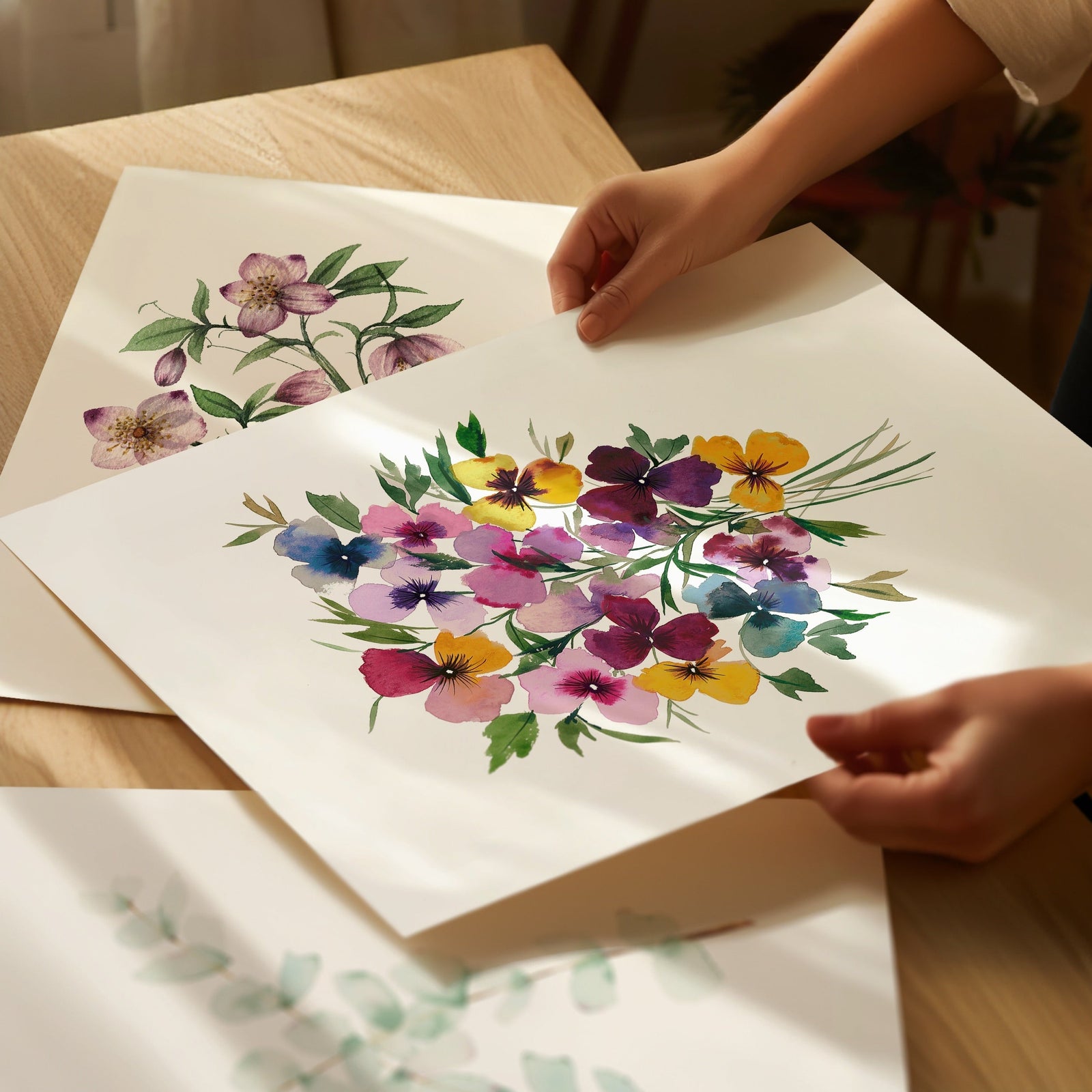 Pansies Fine Art Print