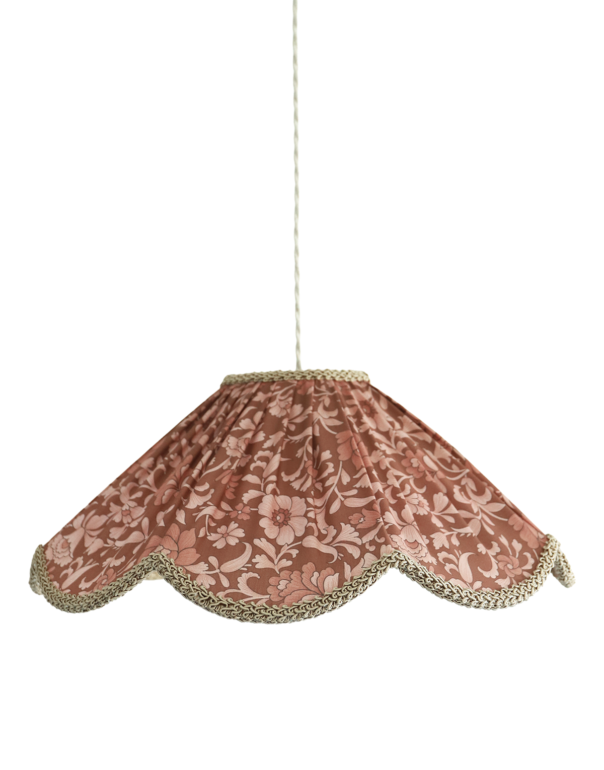 Françoise Printed Floral Pendant Light "Auburn Flowers"