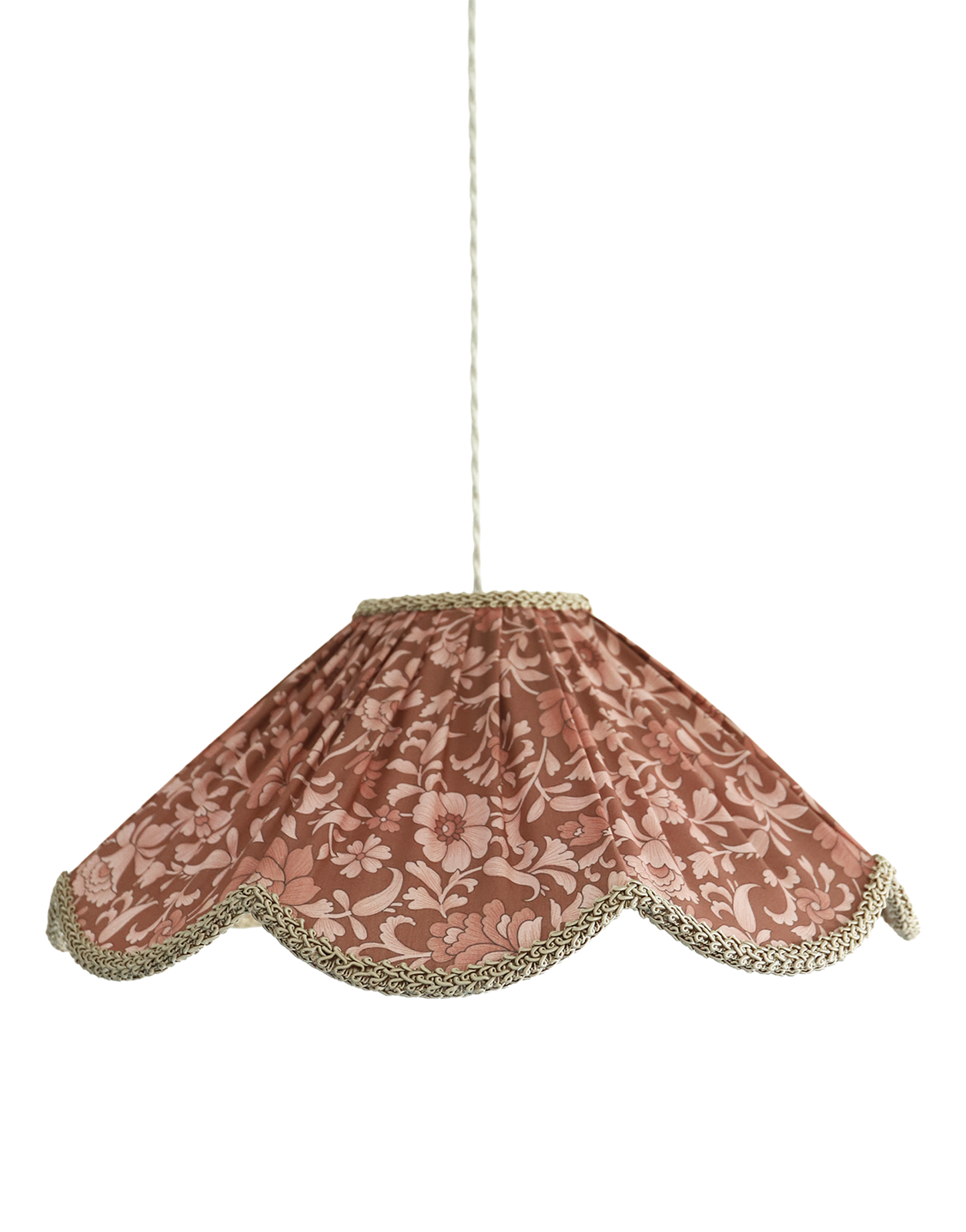 Françoise Printed Floral Pendant Light "Auburn Flowers"