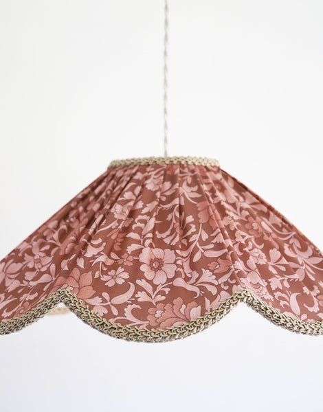 Françoise Printed Floral Pendant Light "Auburn Flowers"
