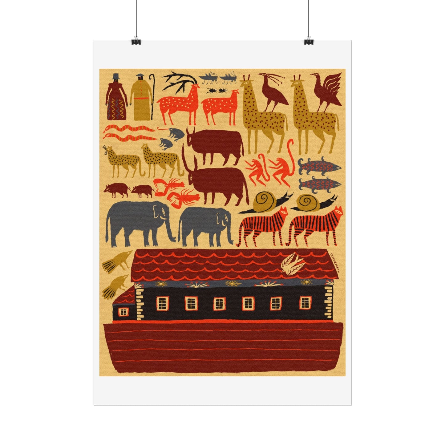 Tabby Booth NOAH'S ARK Fine Art Print