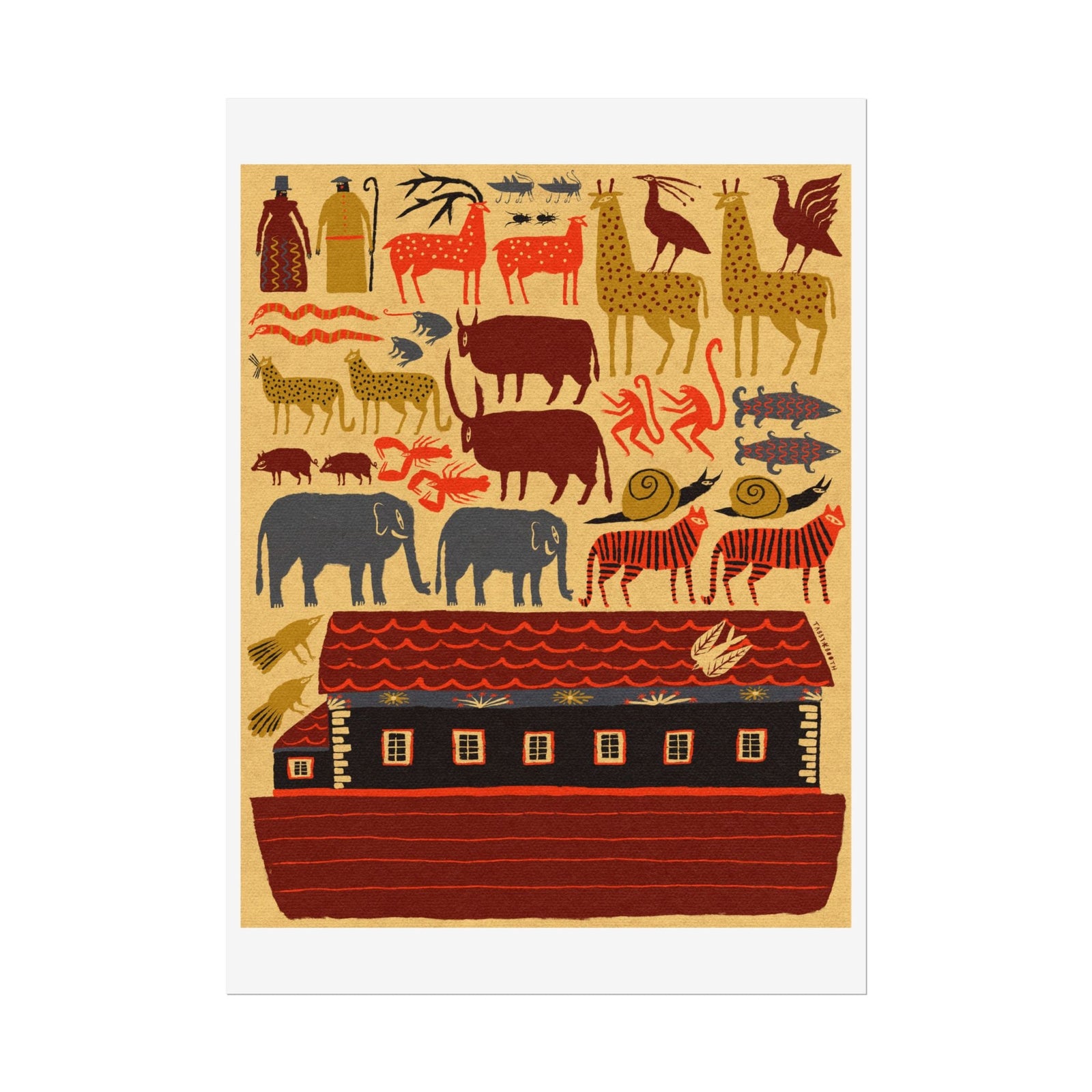 Tabby Booth NOAH'S ARK Fine Art Print