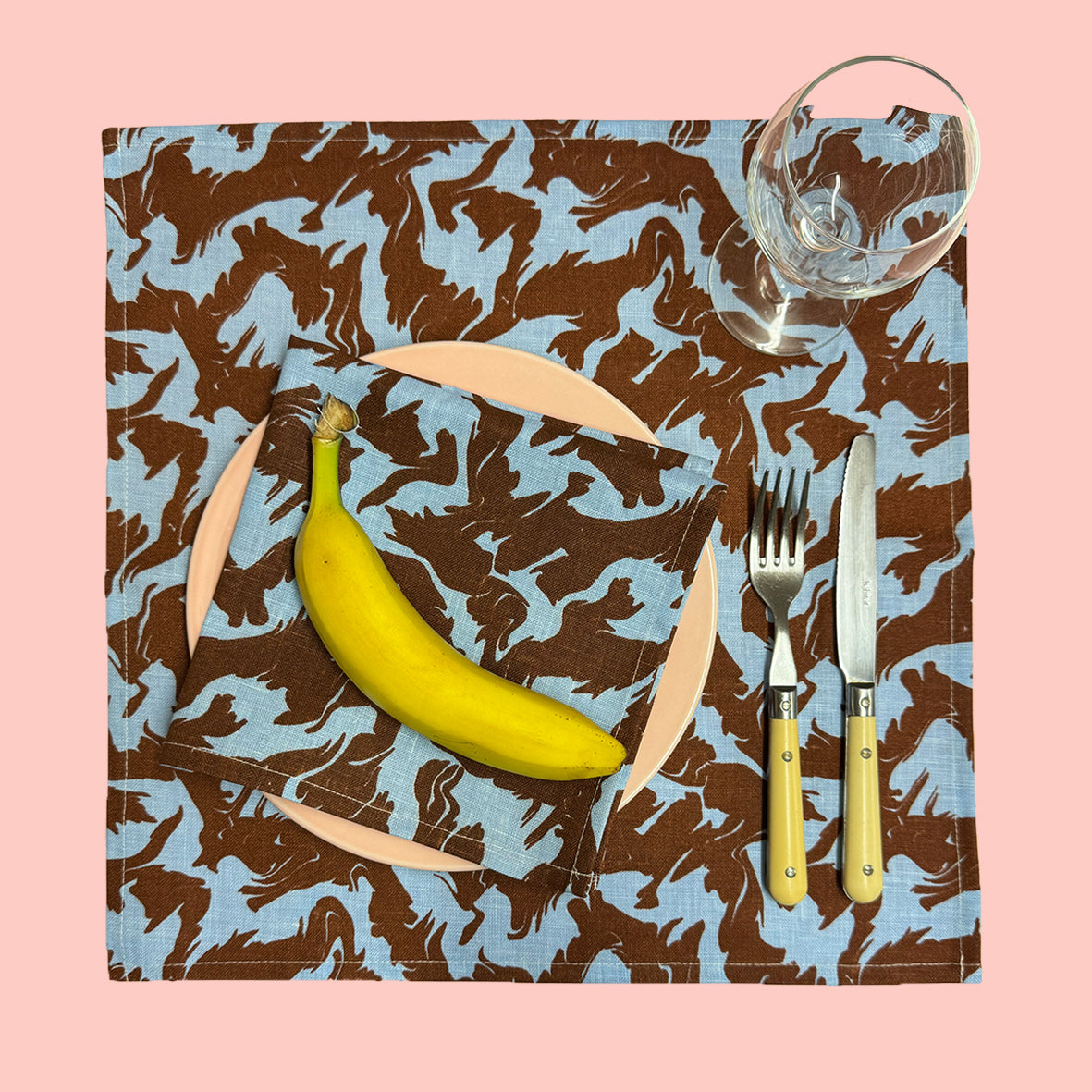 Napkin - Gilbert / Bruise (Set of 2)